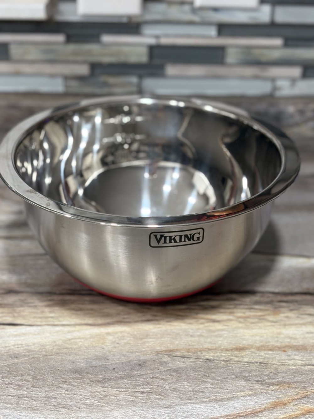 Viking Stainless Steel Mixing Bowl Non-Slip Silicone Base 5Qt. - Picture 9 of 11